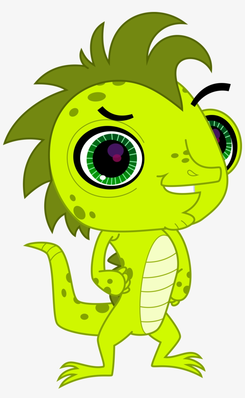 Bruce The Iguana By Fercho262-d6yf2zo - Iguana Littlest Pet Shop, transparent png #844993