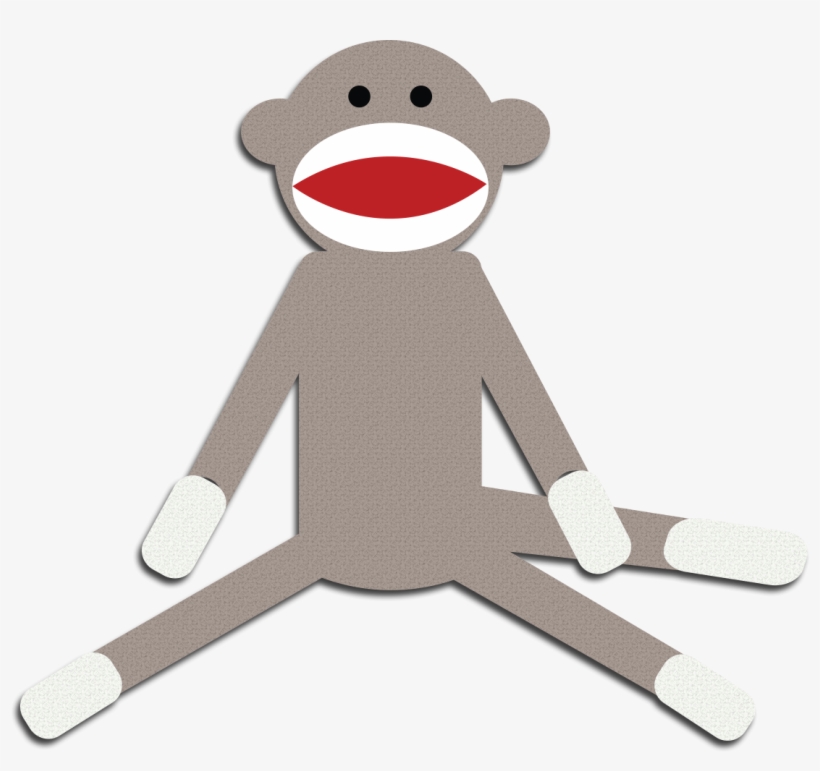 Monkey Clipart Cute Monkey Clipart Schylling Sock Monkey - Sock Monkey Clip Art, transparent png #845011
