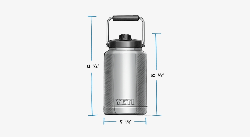 Rambler Half Gallon Jug - Yeti Rambler One Gallon Jug, transparent png #845604