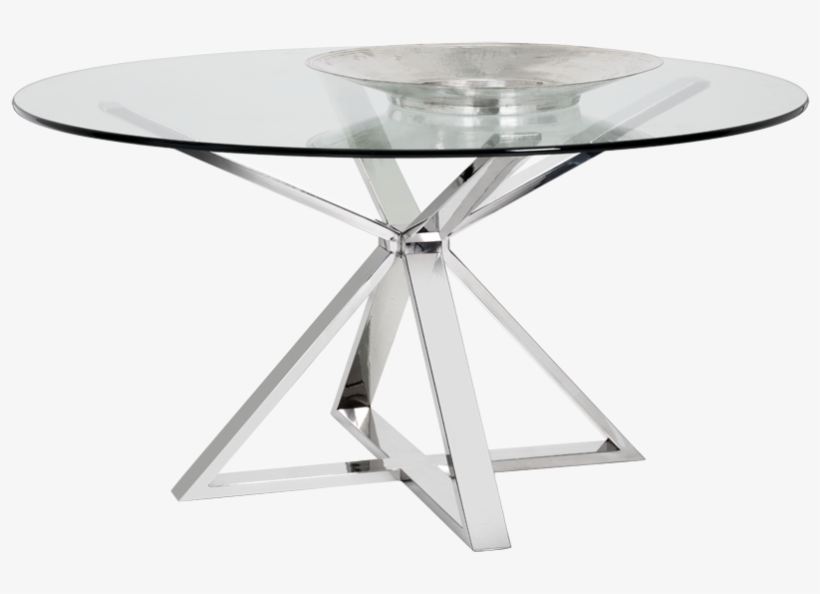 Clear Tempered Glass Dining Table, transparent png #846046