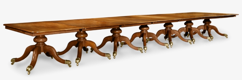 English Mahogany Pedestal Dining Table - Victorian Dining Table Png, transparent png #846067
