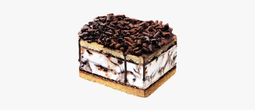 Black Forest Cake Slice - Ice Cream Cake, transparent png #846092