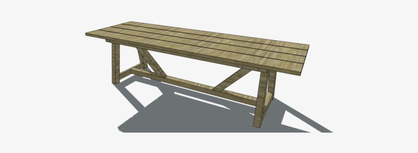 Free Furniture Plans To Build A Restoration Hardware - Table, transparent png #846190