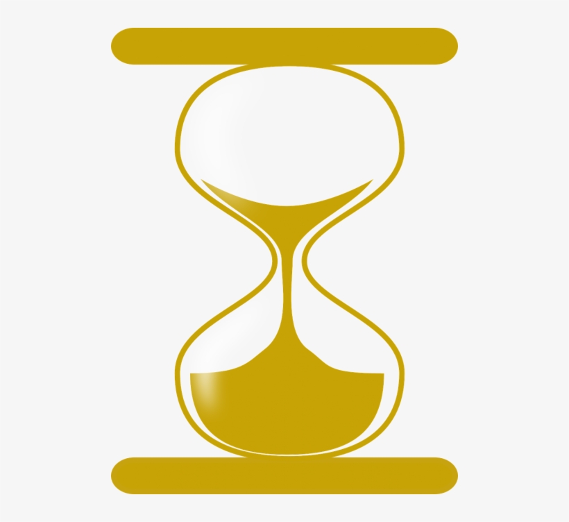 How To Set Use Gold Hour Glass Svg Vector, transparent png #846240