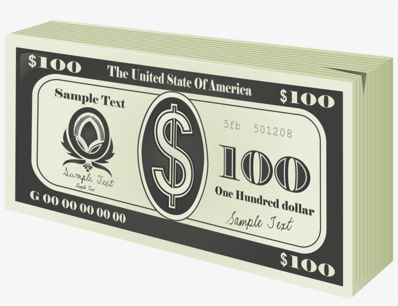 Dollar Clipart Hundred - Bucks Clipart, transparent png #846479