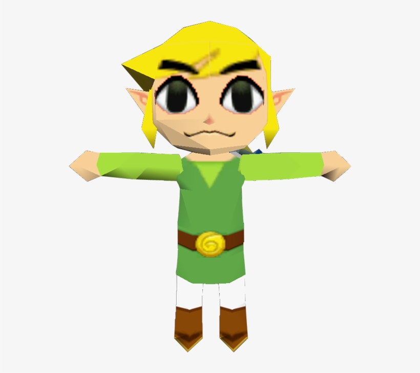 Download Zip Archive - Legend Of Zelda Phantom Hourglass Link, transparent png #846505