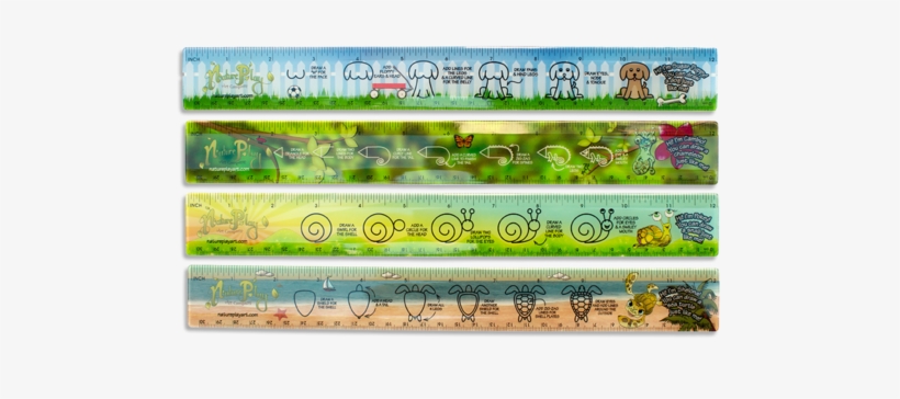 12" Natureplay Original Doodle Ruler - Doodle, transparent png #846774