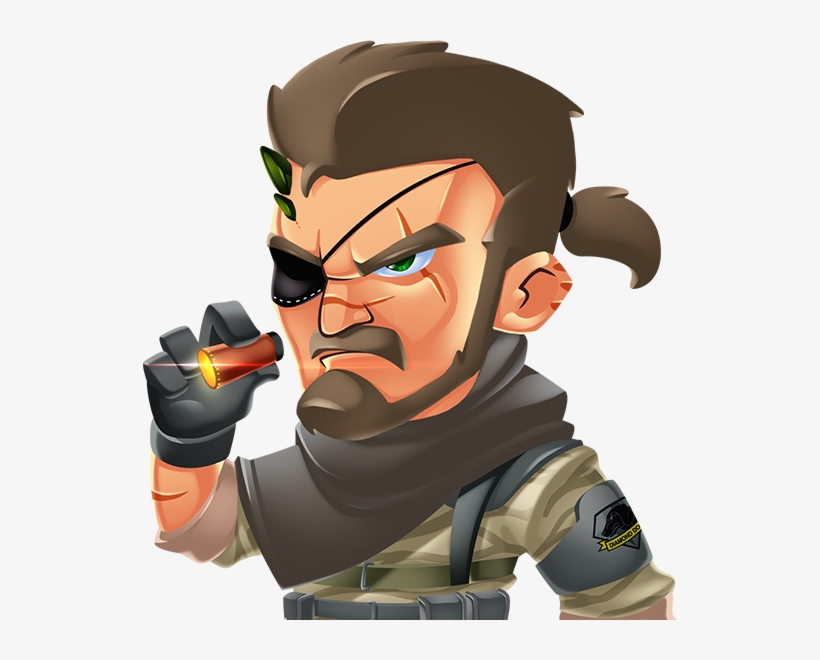 Illustrating Bigboss From Metal Gear Solid The Phantom - Metal Gear Big Boss Art, transparent png #847409