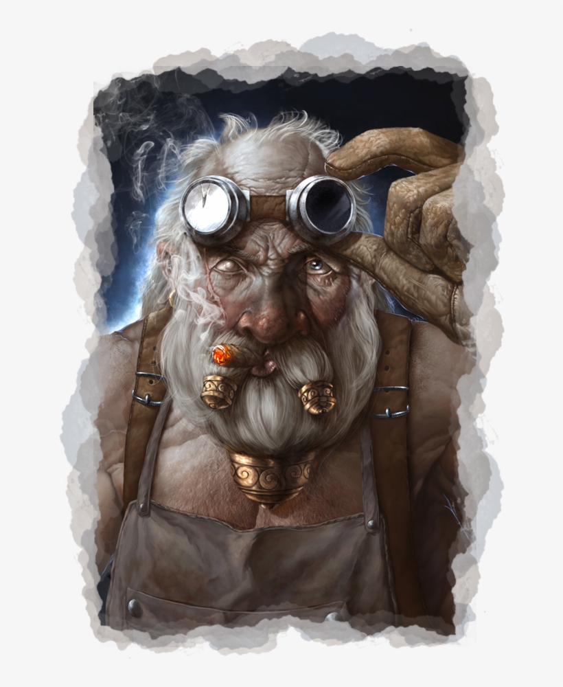 Dwarf Race Portrait - Dwarf Blacksmith, transparent png #847524