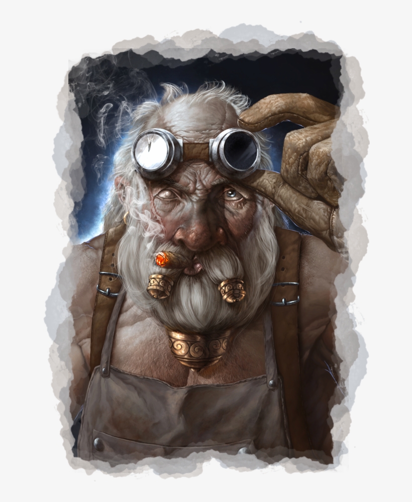 Dwarf Race Portrait - Dwarf Blacksmith, transparent png #847524