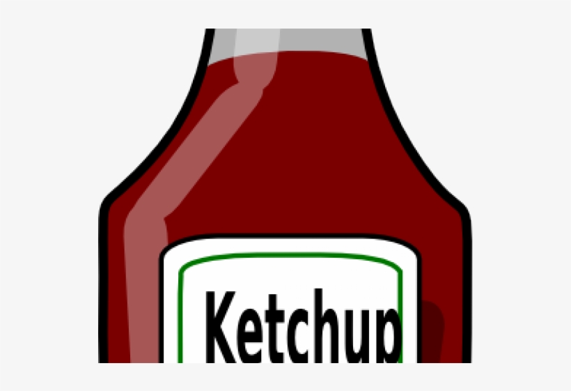 Drawn Bottle Ketchup - Ketchup Bottle Clipart, transparent png #847600