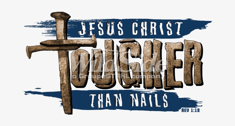 Tougher Than Nails - Cross, transparent png #847720