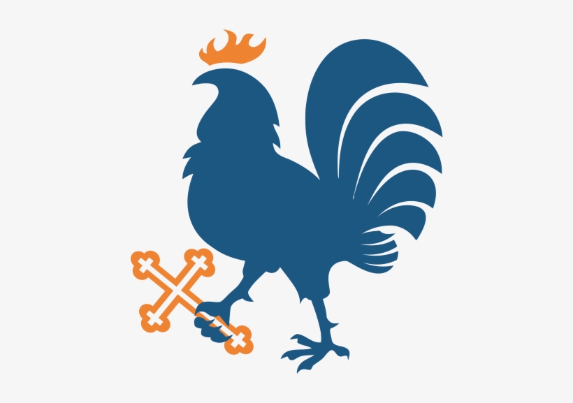 It Is An Image Of Peter's Failure And Jesus Christ's - Rooster With Cross, transparent png #848122