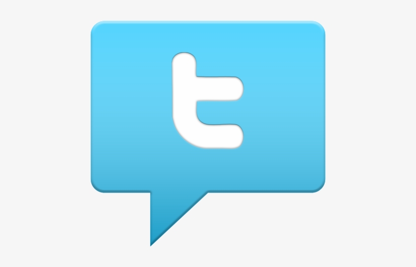 Twitter Icon - Twitter Message Icon Png, transparent png #848158