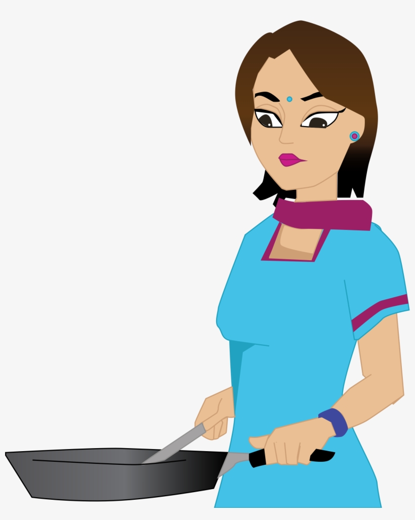 Woman Big Image Png - Woman Cooking Png, transparent png #848373