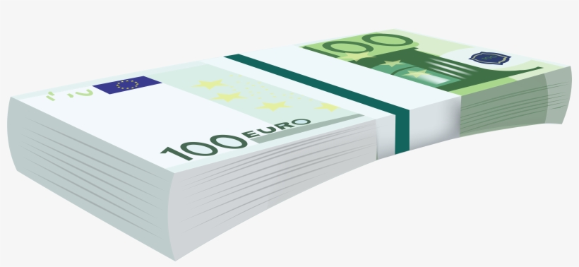 100 Euro Note, transparent png #848822
