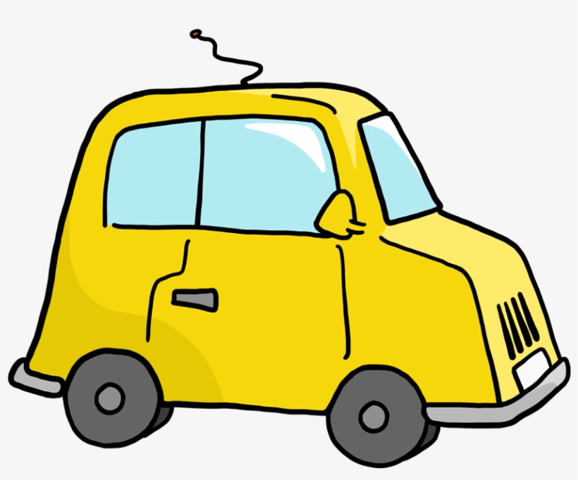 Bean People Clipart - Car Clip Art Yellow, transparent png #848823