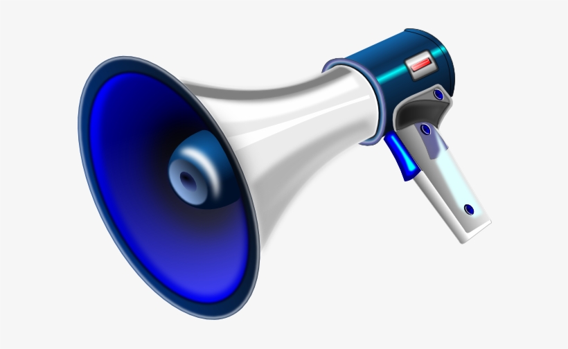 Clipart Megaphone - Megaphone Clipart, transparent png #849336