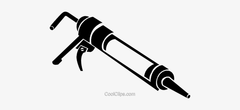Caulking Gun Royalty Free Vector Clip Art Illustration - Free Caulk Gun Clipart, transparent png #849339