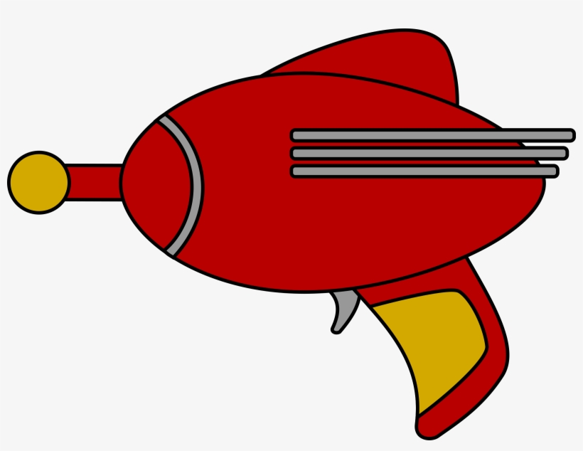 Big Image - Ray Gun Clipart, transparent png #849444