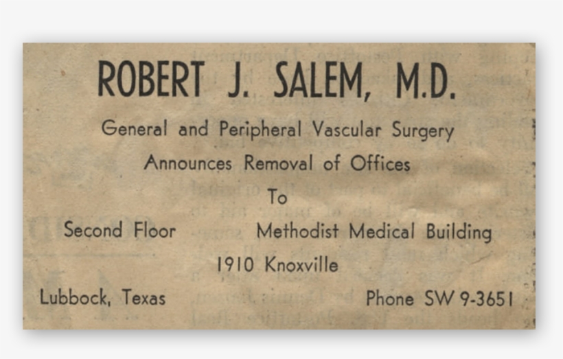 0008 1968 Salem Business Announcement - Commemorative Plaque, transparent png #849445
