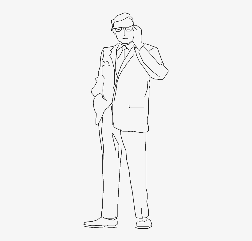 85 Man In Suit Standing Alone Drawing High Res Illustrations  Getty Images