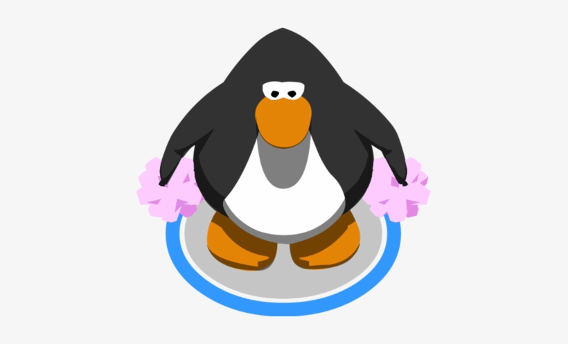 Cheerleading Megaphone Orange Download Pom - Lifting Weights Club Penguin, transparent png #849546