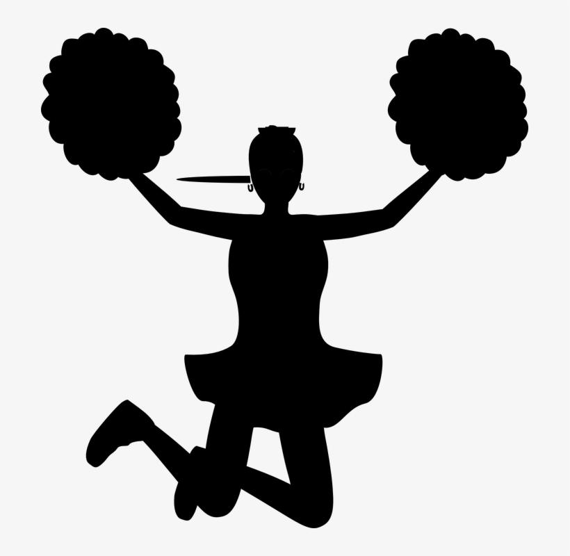 Cheer Source - Cheerleader Clip Art Transparent, transparent png #849590