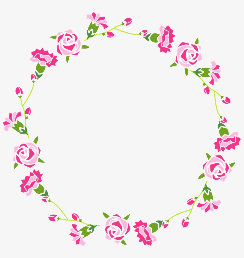 Borders And Frames, Ale, Moldings, Frames, Cover Pages, - Flower Frame Circle Png, transparent png #849721