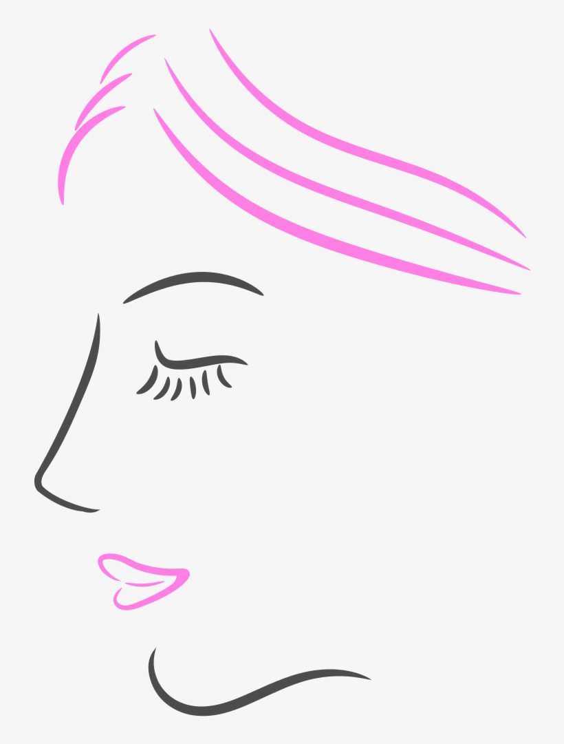 Short Hair Style Icon Logo - Illustration, transparent png #849845