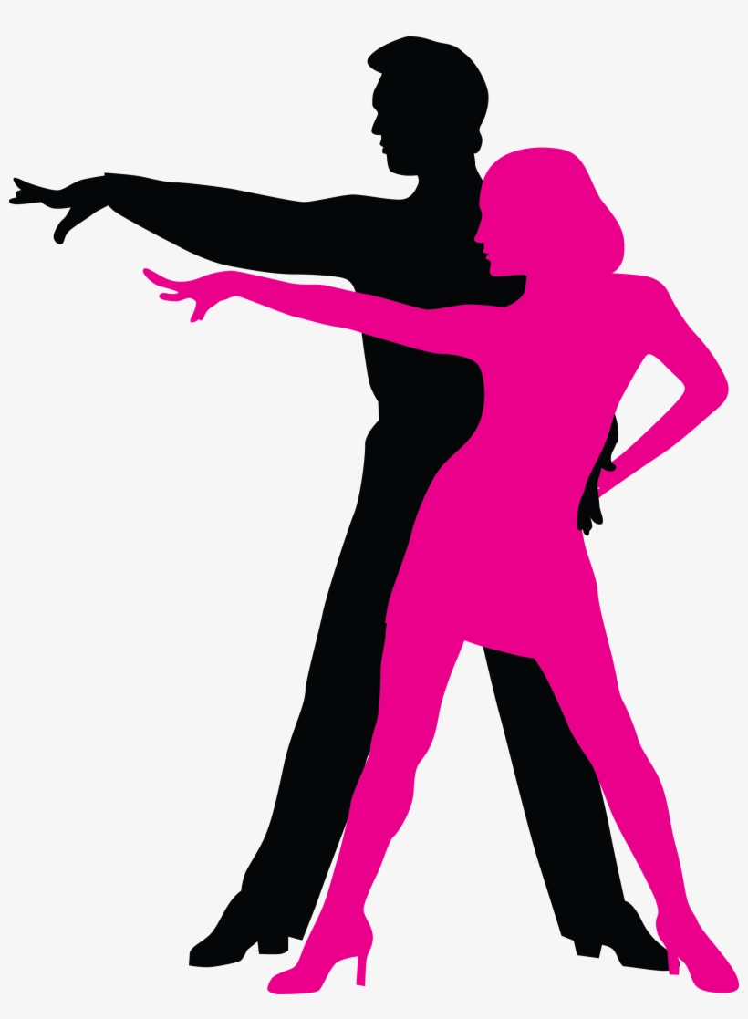 Latin Dancer Silhouette At Getdrawings - Dancesport Clipart, transparent png #849847