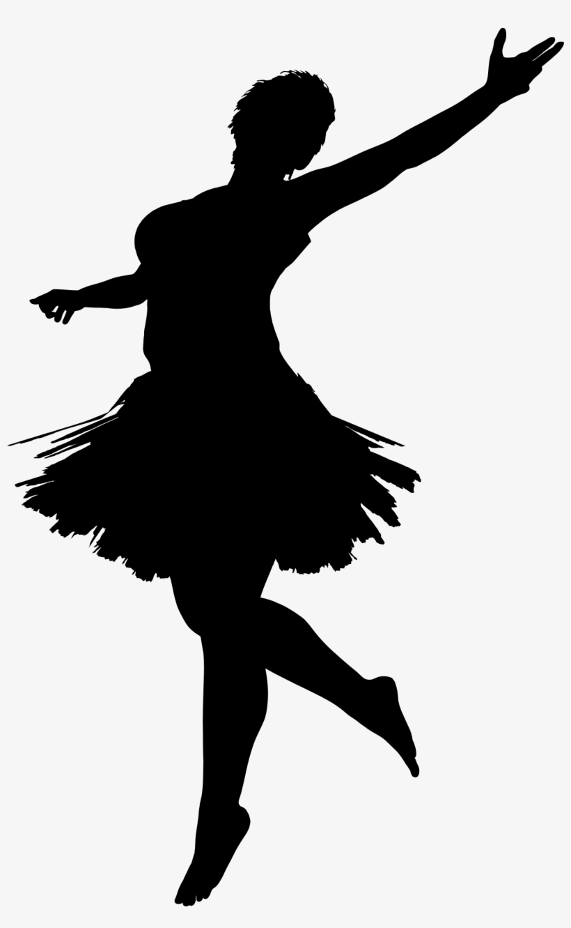 Ballet Dancer Silhouette Performing Arts - Dancing Girl Silhouette Png, transparent png #849979