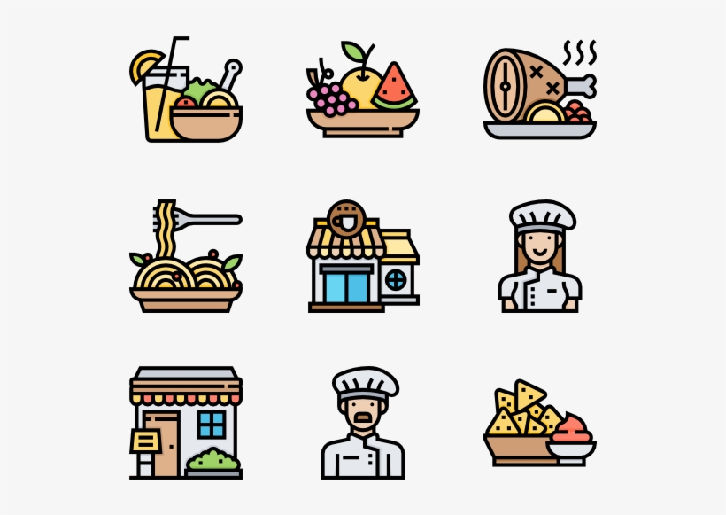 Restaurant - Human Icon Color Png, transparent png #8400071
