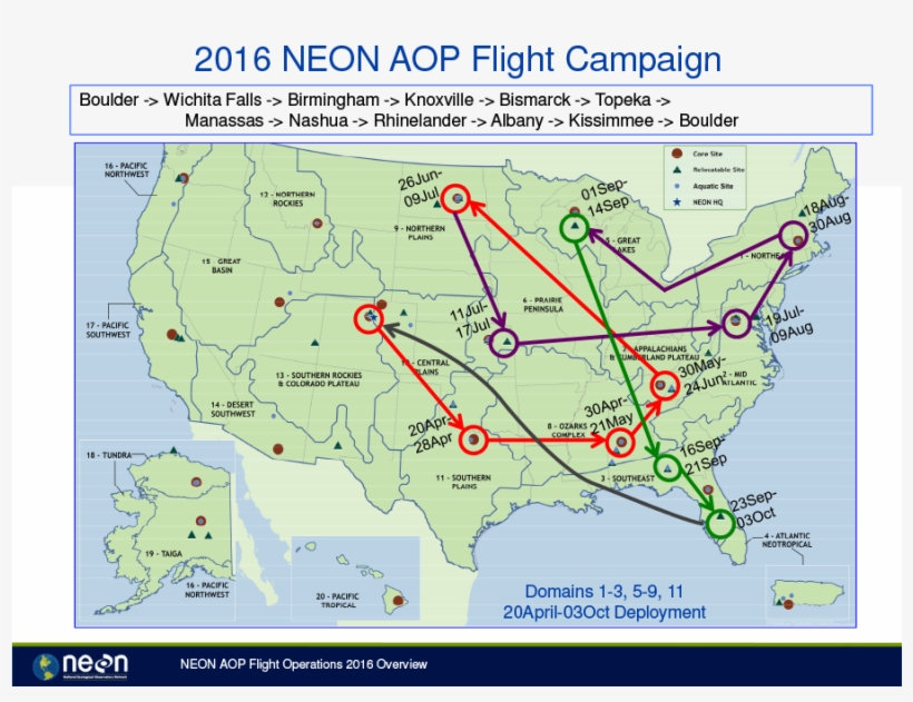 Neon's 2016 Remote Sensing Flight Schedule Now Available - Atlas, transparent png #8400128