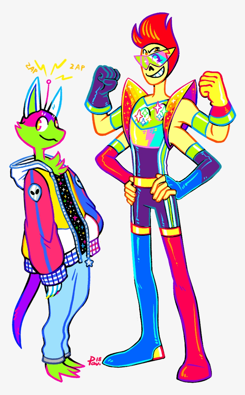 Ufo Clipart Neon - Cartoon, transparent png #8400319