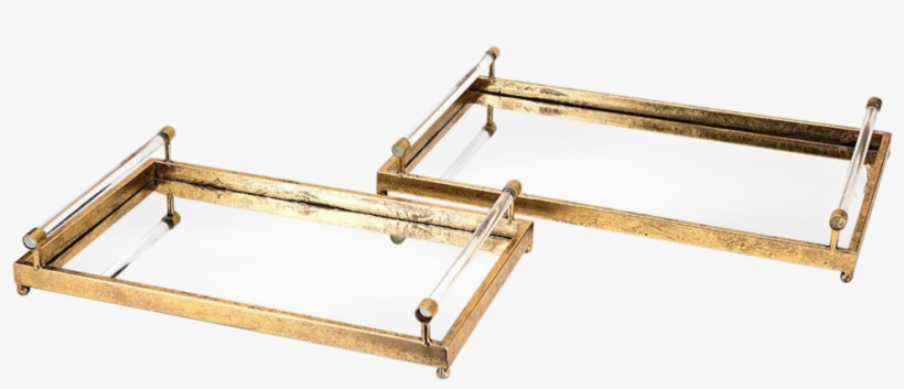 Gold Leaf Tray Set - Ceiling, transparent png #8400498