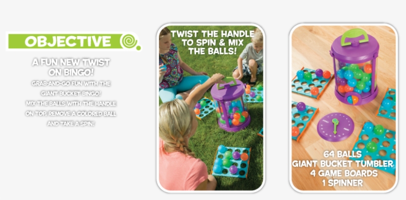 Twist Bucketbingo Productobjective Time Games, Bingo, - Educational Toy, transparent png #8400568