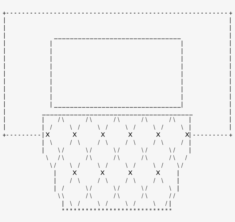 Clipart Ascii Basketball - Diagram, transparent png #8401000