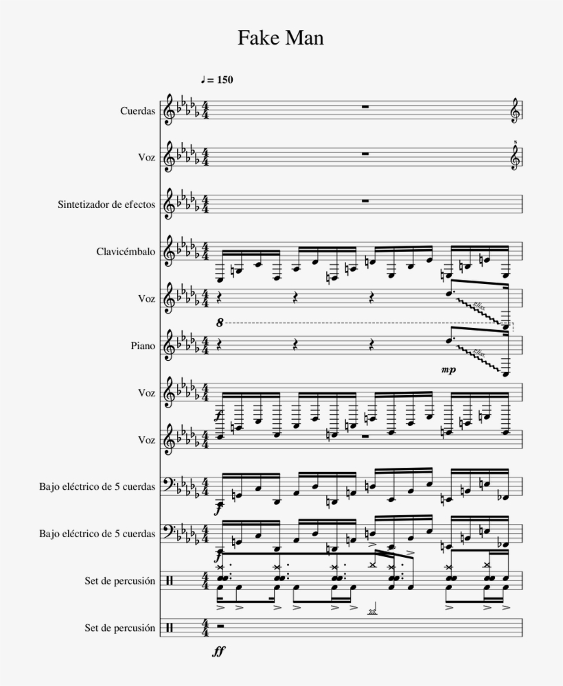 Special Stage -mega Man 9 Sheet Music For Strings, - Sheet Music, transparent png #8401606