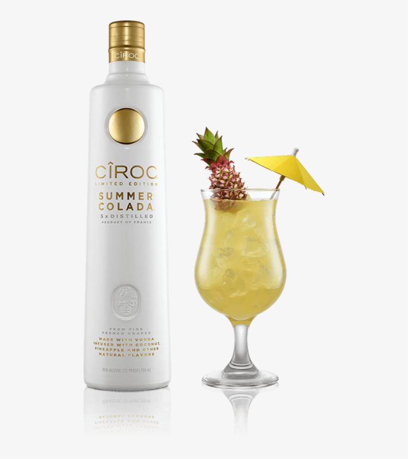 4th Of July - Summer Colada Ciroc Drinks, transparent png #8401997