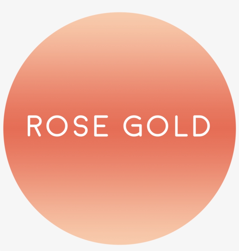 Dm Sp Rosegold - Circle, transparent png #8402055