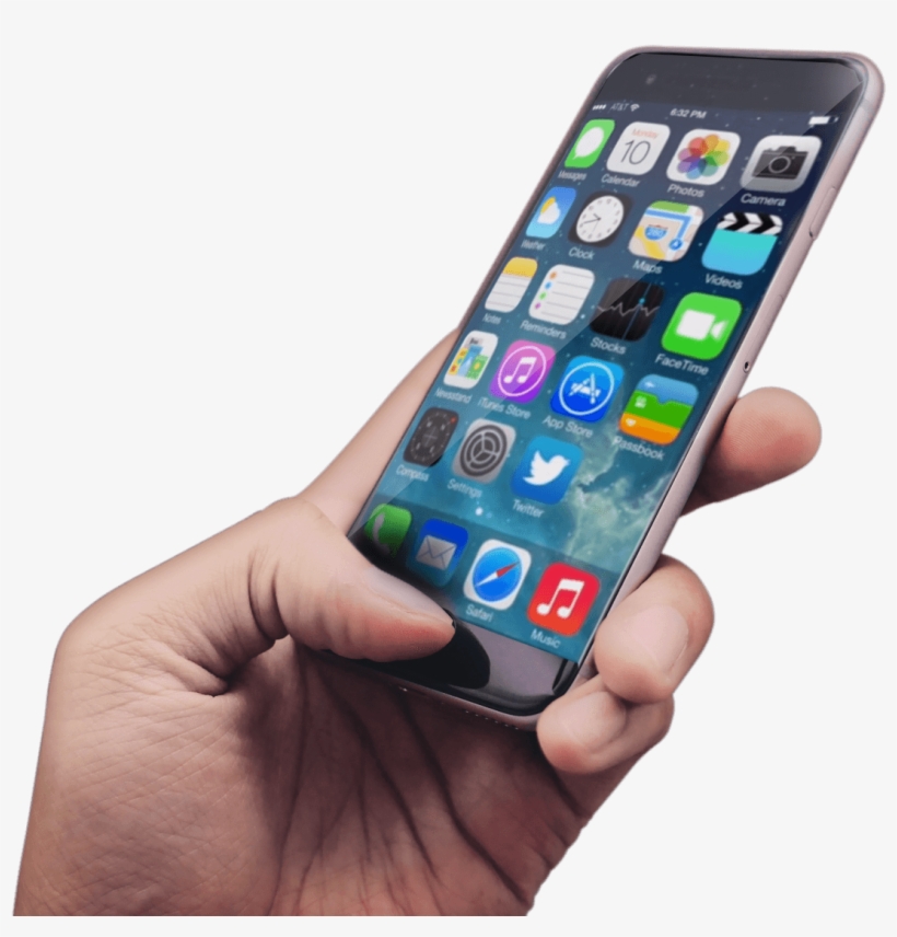 Iphone 6 Tenuto In Mano - Iphone, transparent png #8402087
