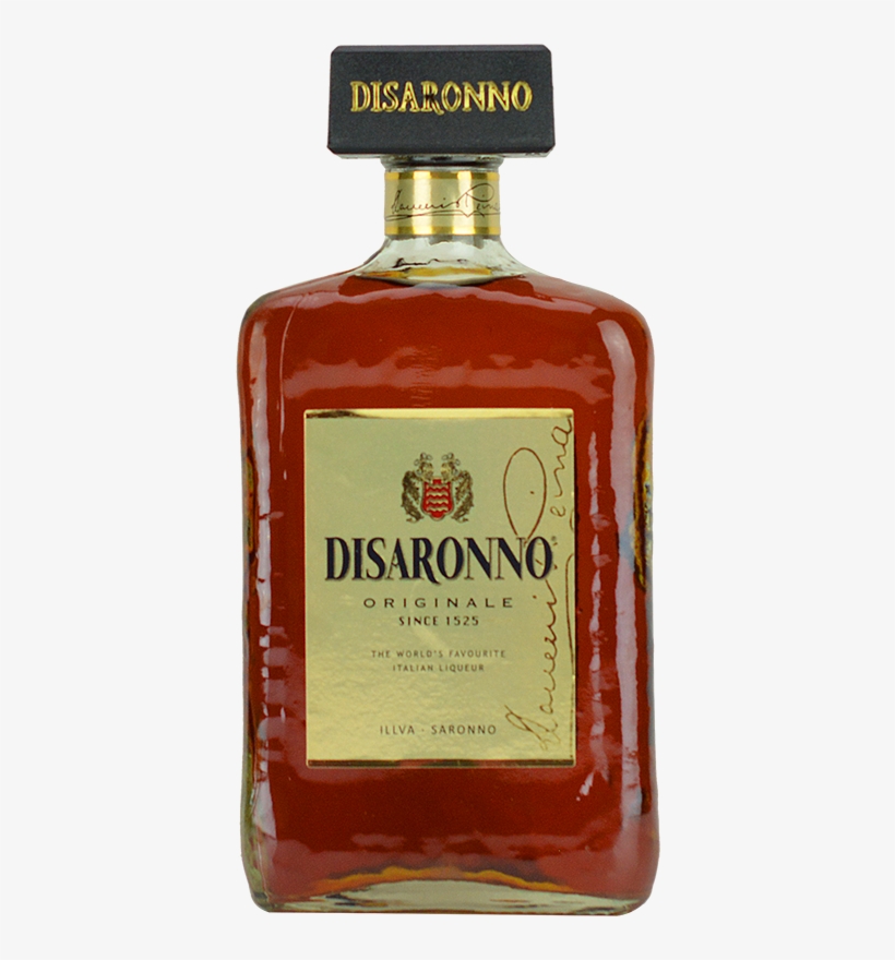 Engraved Text On A Bottle Of Personalised Disaronno - Amaretto Disaronno, transparent png #8402214