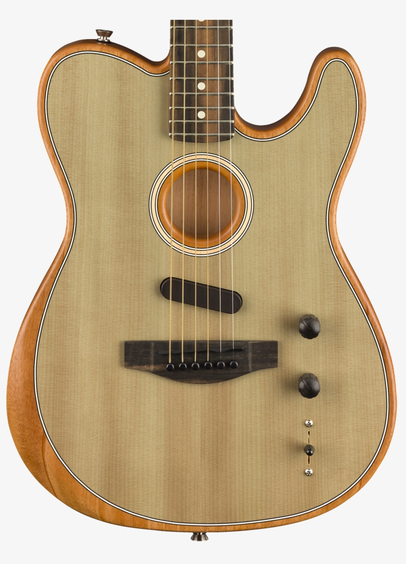 Fender American Acoustasonic Telecaster, transparent png #8402608