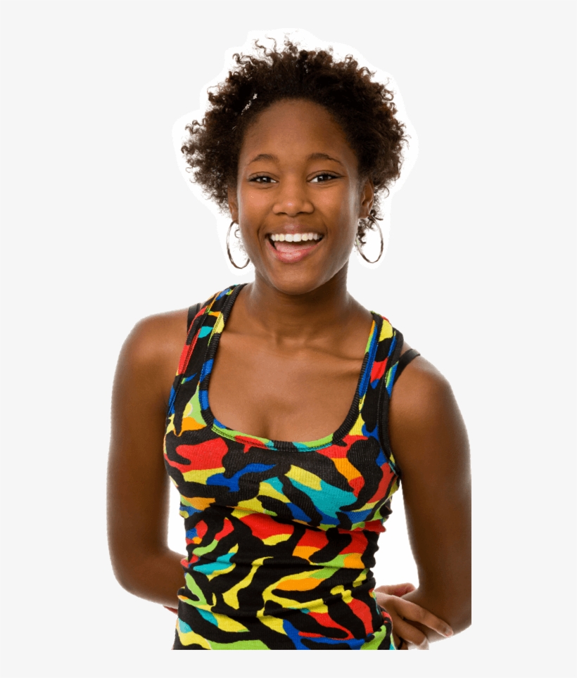 Female Teenager Smiling - Girl, transparent png #8402639