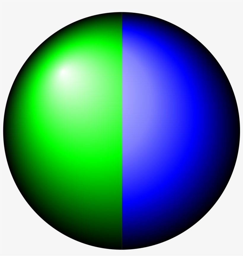Open - Green And Blue Dot, transparent png #8402969