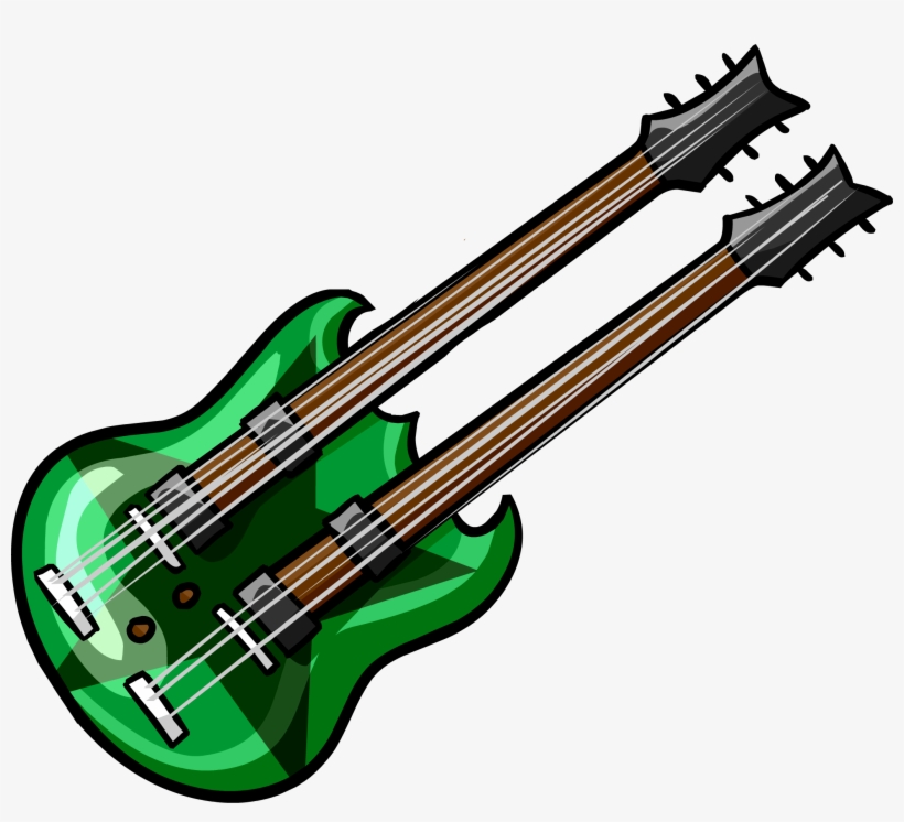 Clubpenguin - Wikia - Com - Club Penguin Guitar, transparent png #8403039