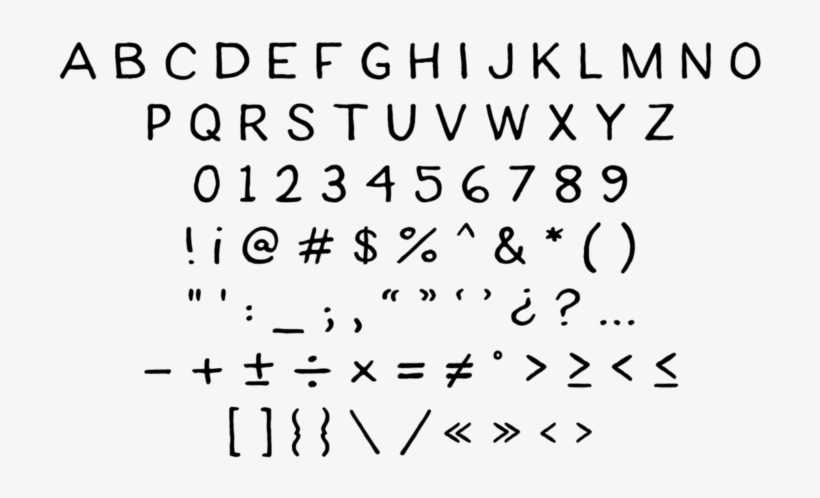 How To Create Your Hand Written Font - Number, transparent png #8403233