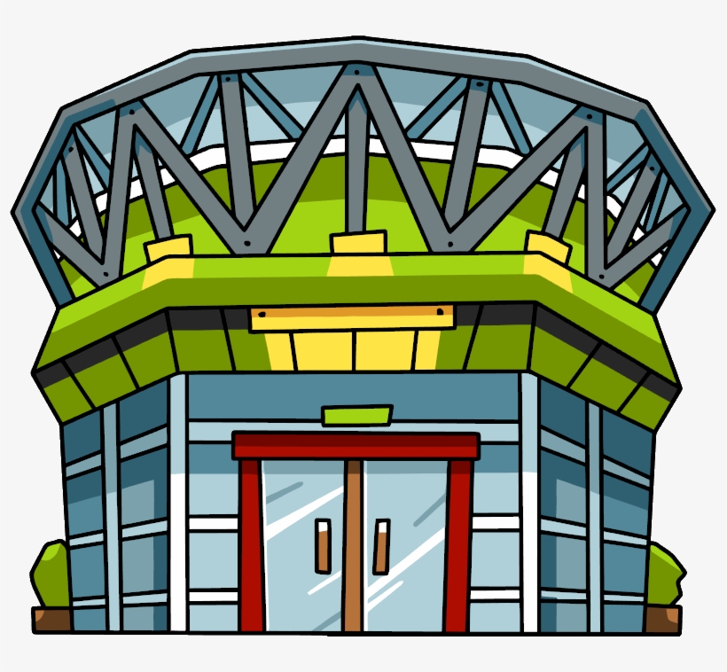 Stadium - Scribblenauts Buildings, transparent png #8403377