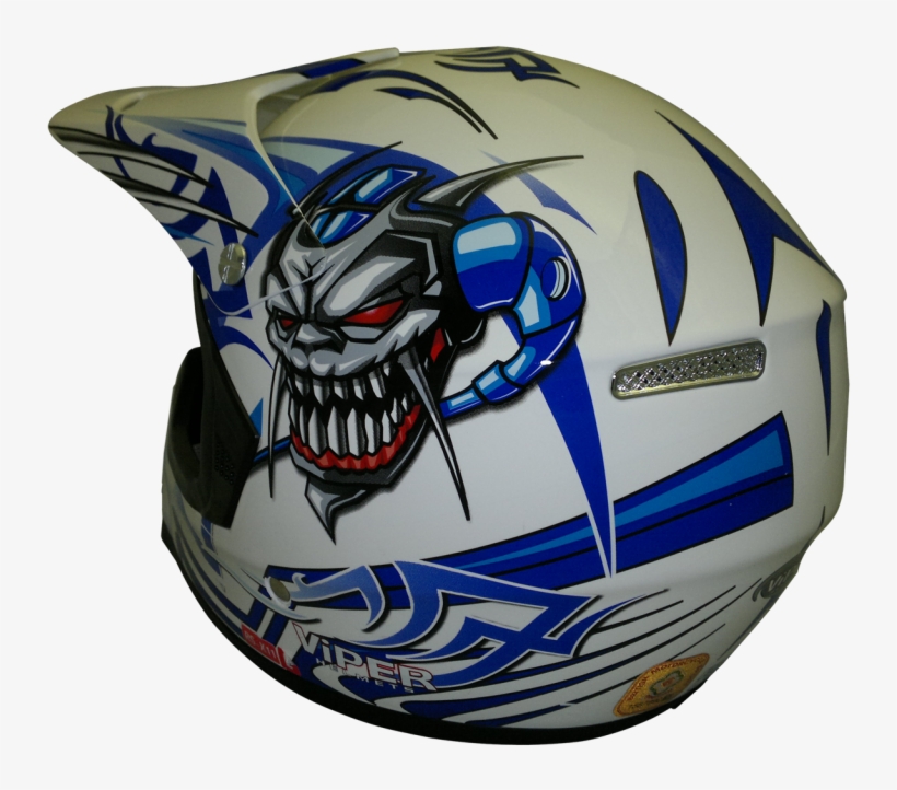 X11-skullblue2 - Motorcycle Helmet, transparent png #8403579